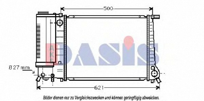 AKS DASIS 050850n -  Радиатор, охлаждение двигателя